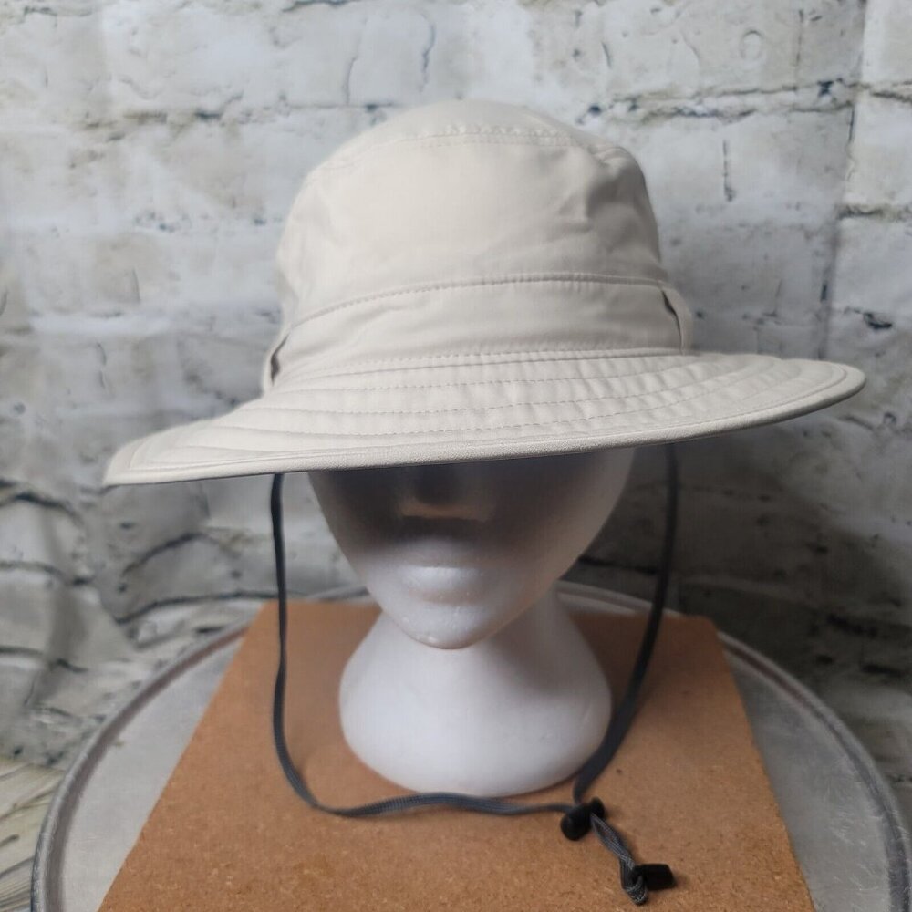 Solar Escape Sun Hat UV Solano Hat Packable Adjustable TAN ONE SIZE Polyester